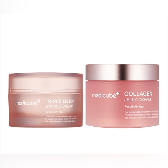 MEDICUBE Collagen Niacinamide Jelly Cream 110ml + Triple Deep Erasing Cream 50ml